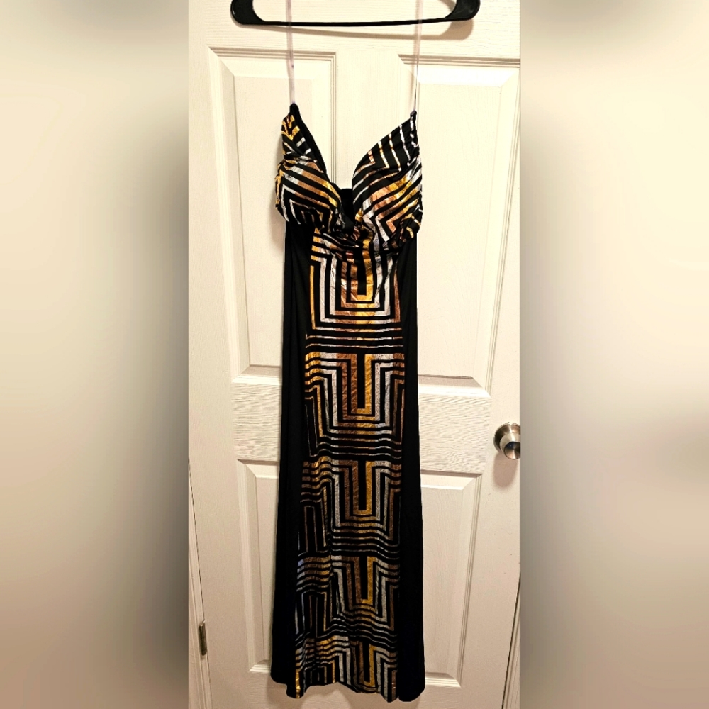 FunFash strapless formal/prom dress